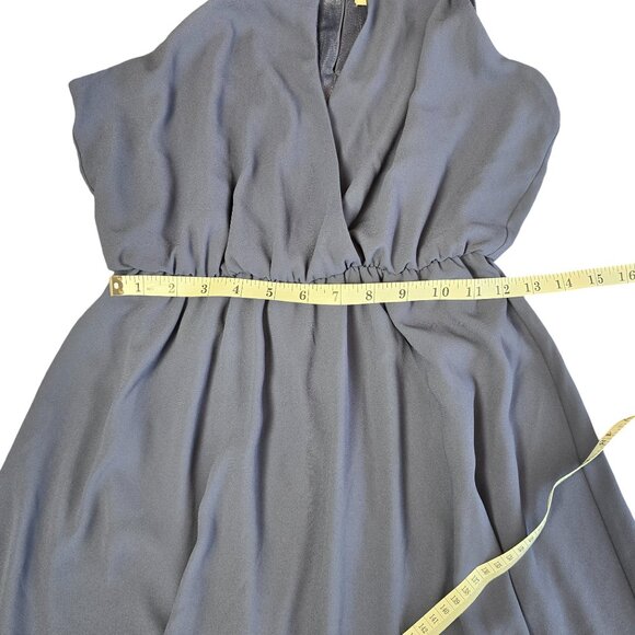 Lush Dark Blue Key Hole Dress Size: S‎ New with Tags - Picture 3 of 8